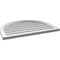 Ekena Millwork Round Top Surface Mount PVC Gable Vent w/ 2"W x 1-1/2"P Brickmould Frame, 32"W x 24"H GVPRT32X2402SN - alternate 5